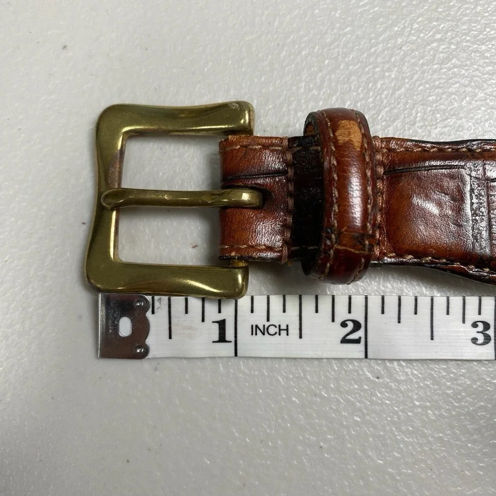 Martin Dingman Belt 40 Multicolor Elastic Leather Trim